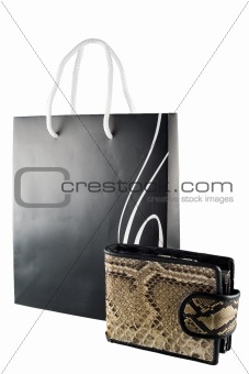 Shopping bag and purse