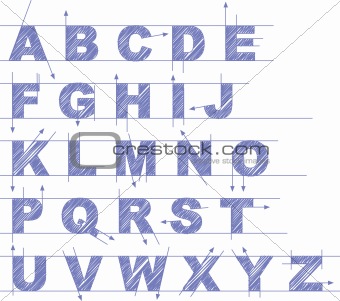 draft font