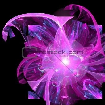 Abstract background. Purple - black palette.
