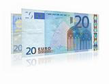two twenty Euro notes