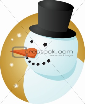 Smiling snowman