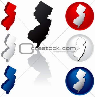 State of New Jersey Icons