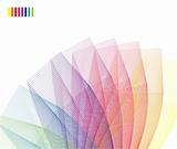 Abstract Rainbow corporate card