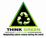 Think Green and Recycle Flayer