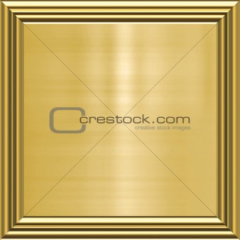 gold background in frame