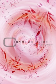 Involute tender pink background
