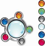 colorful fantasy web buttons