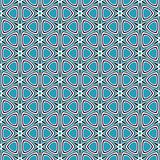blue retro star pattern