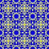 blue retro pattern