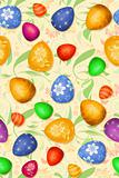 Seamless easter-eggs Pattern