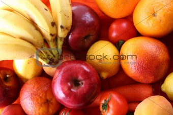 bunch of fruits