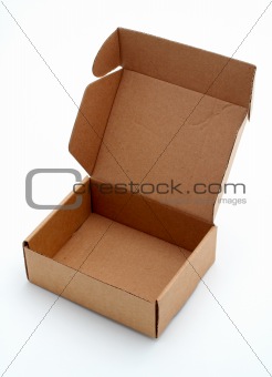 Cardboard box open