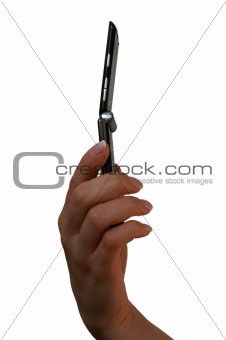 Hand with Mobile Phone