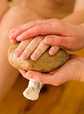 ayurvedic oil hand massage