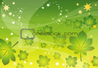 Abstract Leaves background