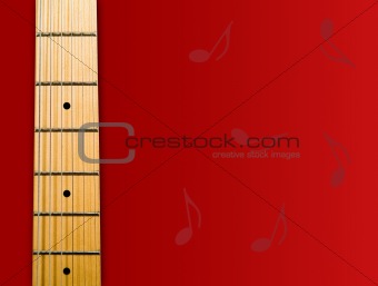 guitar's neck