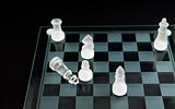 glass chess - checkmate