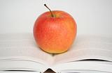 Apple on the book