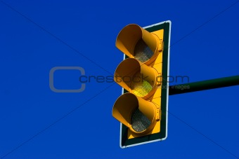 Yellow trafic light