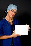 Surgeon with blank card (4)