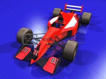 F1 red racing car vol 1