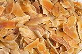pieces of dried mango background