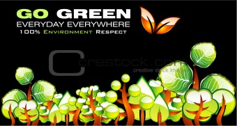 Go Green Environment Card
