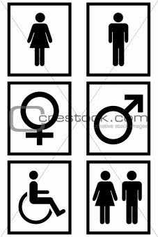 Disabled Bathroom Sign
