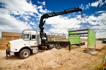 Truck Crane Trench Shoring 