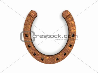 rusty horse shoe