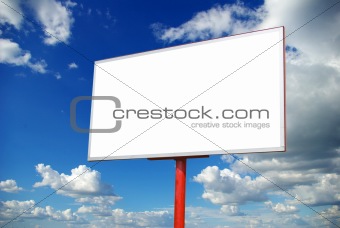 billboard on sky