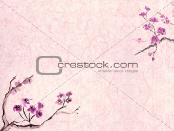 Plum blossom background