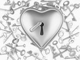Heart on the lock