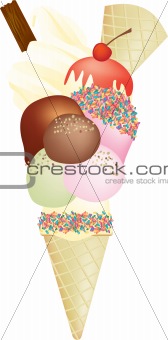 Huge ice cream