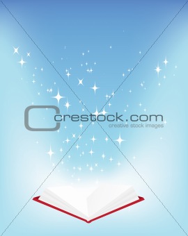 book and stars