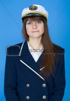 Portrait of the girl - captain