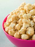 Bowl Of Toffee Popcorn