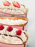 Creamed Meringue And Chocolate Eclair