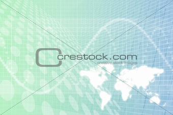 Global Business Abstract Background