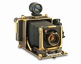 4x5 camera with clipping path