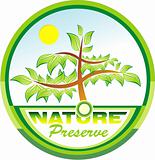 Preserving nature tree emblem