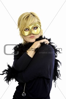 Lady with mask
