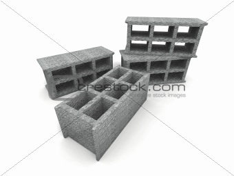 cinder-blocks