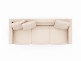 Couch over white