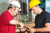 Electricians Repair Circuit Breaker