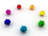 Colored bombs
