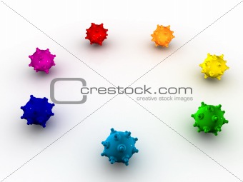 Colored bombs