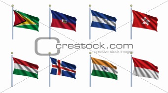 World Flag Set 10