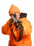hunter pointing rifle