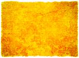 grunge yellow and orange floral background isolated 